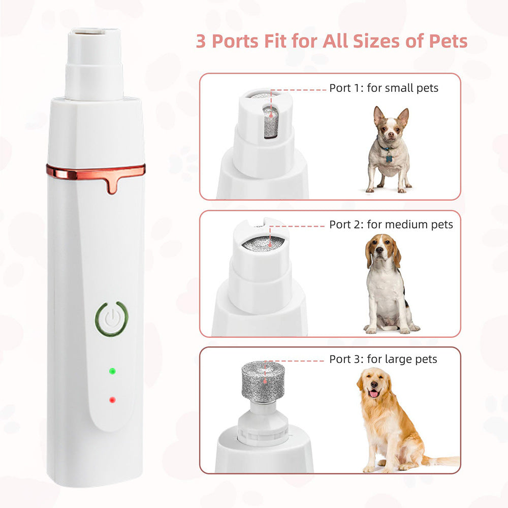 HD2050 4 in 1 Pet Electric Hair Trimmer with 4 Blades Grooming Clipper Nail Grinder Tool Kit HD2050 4 in 1 Pet Electric Hair Trimmer with 4 Blades Grooming Clipper Nail Grinder Tool Kit